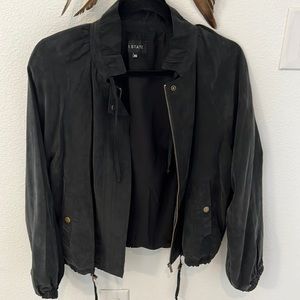 ❌SOLD❌ 1. State Ruffle Collar Silk Jacket